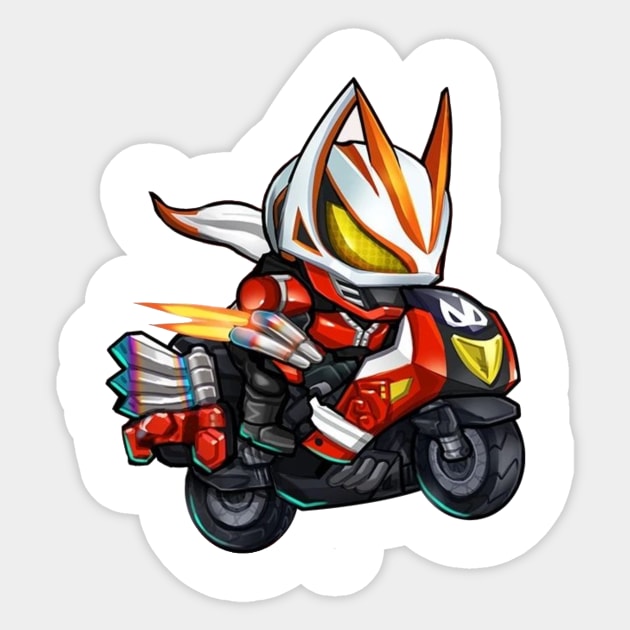 kamen rider geats Sticker by mprokolo corgi